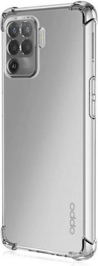 Techsuit Shockproof Clear Back Cover Silicon Transparent (Oppo A94)