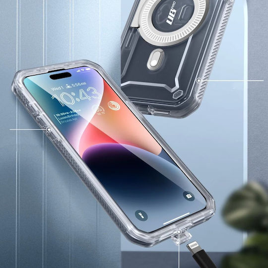 Supcase Ub Pro Mag Back Cover Σιλικόνης / Πλαστικό 2mm Διάφανο (iPhone 15 Pro)