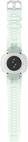 Amazfit Active Edge 46mm Αδιάβροχο Smartwatch με Παλμογράφο (Mint Green)