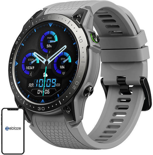 Zeblaze Ares 3 Pro 49mm Smartwatch with Heart Rate Monitor (Gray)