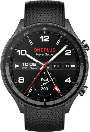 OnePlus Watch 2R 47mm with Heart Rate Monitor (Gray)