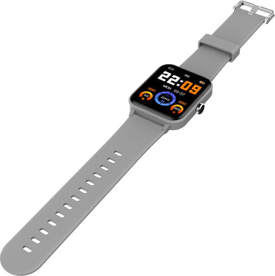 BlackView R30 Smartwatch με Παλμογράφο (Γκρι)