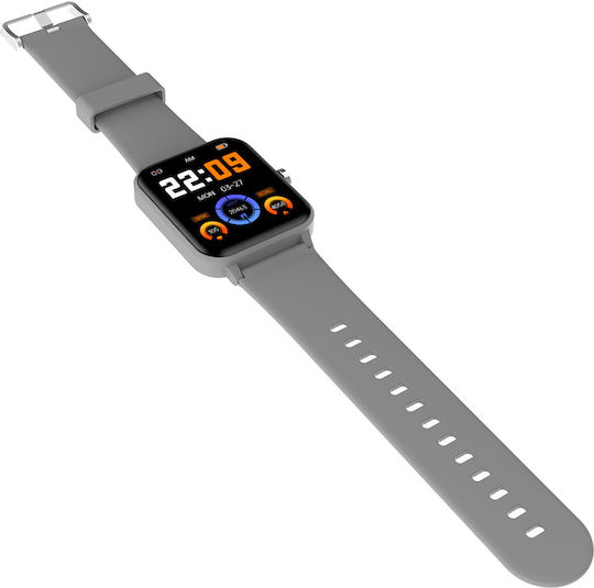 BlackView R30 Smartwatch με Παλμογράφο (Γκρι)