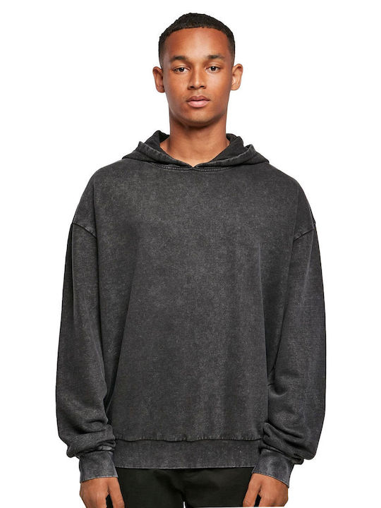 Oversized Hoodie Kiss Pull Trigger Rock Avenue Black