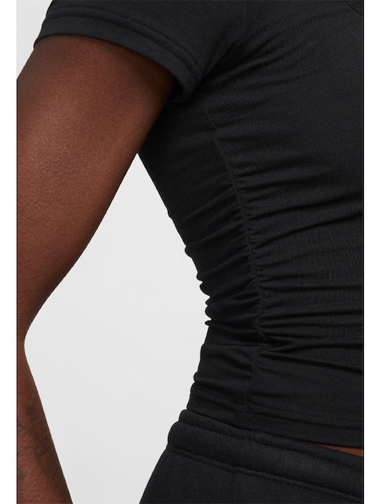 Damen Sportlich T-Shirt Black