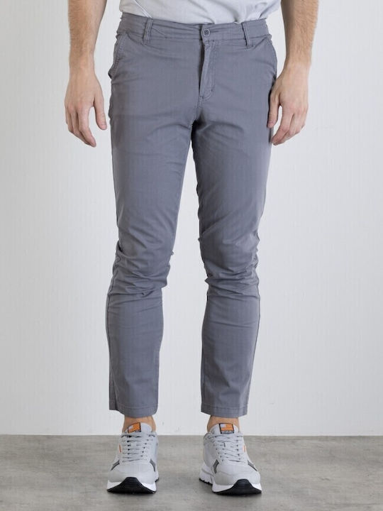 Trousers Chino in Regular Fit Dark Grey