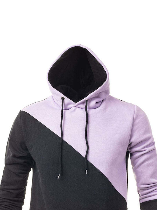 Al Franco Men's Sweatshirt with Hood Purple