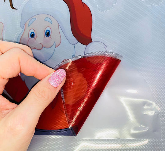 Autocolante de Fereastră Duble pentru Decorațiuni de Crăciun Autocolante Reutilizabile 4
