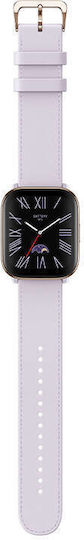 Amazfit Active Aluminium 42mm Wasserdicht Smartwatch mit Pulsmesser (Lavender Purple)