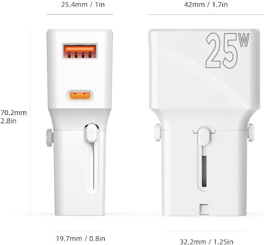 Mobile Origin Steckdosenadapter zu Universal
