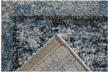 Bekas Carpets 034-0037-6151 Teppich Rechteckig Synthetisch,Polyester/Cotton/Leather Petrol Blau