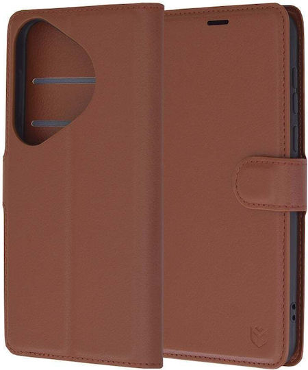 Techsuit Book Δερμάτινο Καφέ (Huawei Pura 70 Pro)