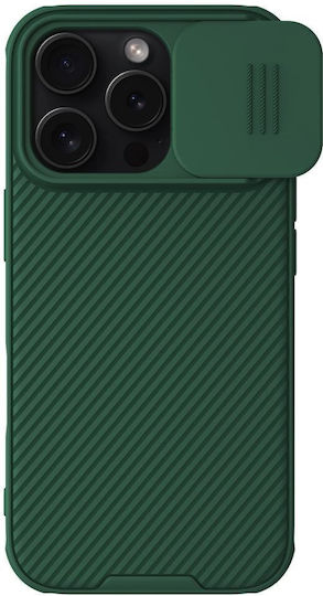 Nillkin Camshield Pro Magnetic Задна корица Пластмаса / Силикон Зелен (iPhone 16 Pro)