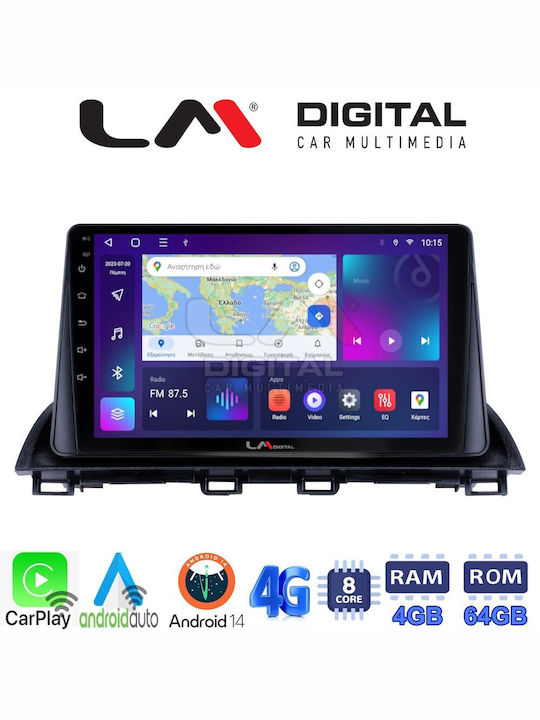 LM Digital Car Audio System for Mazda CX-4 2014 > (Bluetooth/USB/WiFi/GPS/Apple-Carplay/Android-Auto)