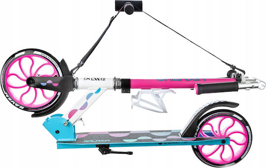 Raven Kinderroller Klappbar Galaxia 2-Rad Blau/Rosa