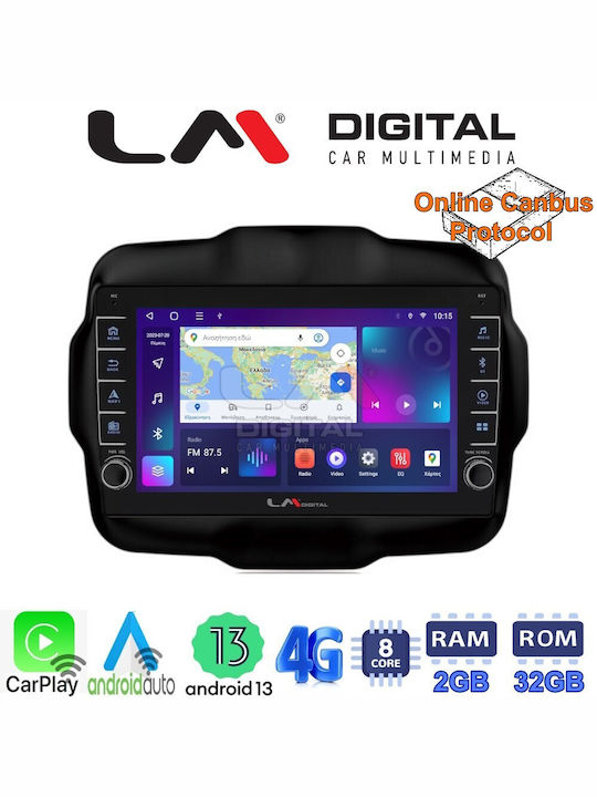 LM Digital Auto-Audiosystem für Jeep Rebell 2014> (Bluetooth/USB/WiFi/GPS/Apple-Carplay/Android-Auto)