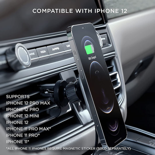 Satechi Suport Auto pentru Telefon cu magnet MagSafe Gri ST-MCMWCM