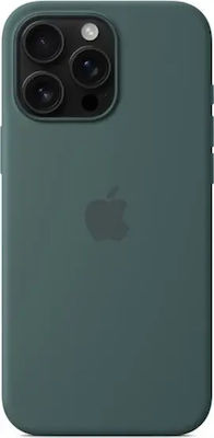 Apple Silicone Case with MagSafe Back Cover Σιλικόνης Lake Green (iPhone 16 Pro Max)