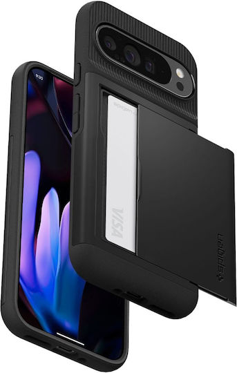 Spigen Slim Armor CS Задна корица Силикон 2мм Черен (Google Pixel 9 Pro XL)