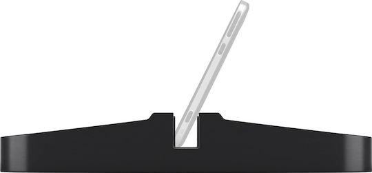 Wentronic Βάση Κινητού Αυτοκινήτου με Αντιολισθητική Επιφάνεια και Ασύρματη Φόρτιση Μαύρη