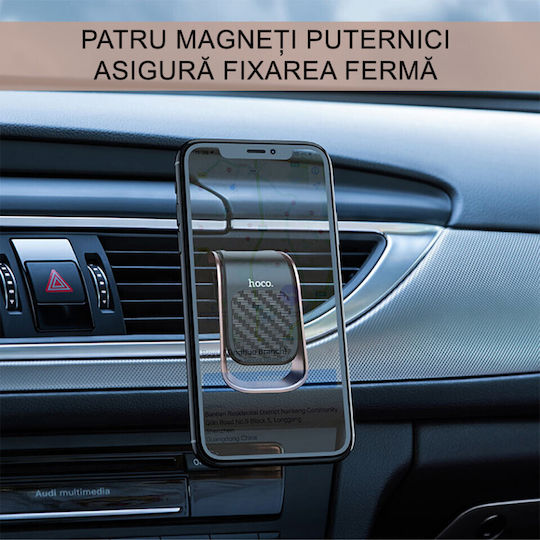 Hoco CA74 Car Mobile Mount with Magnet Black / Silver