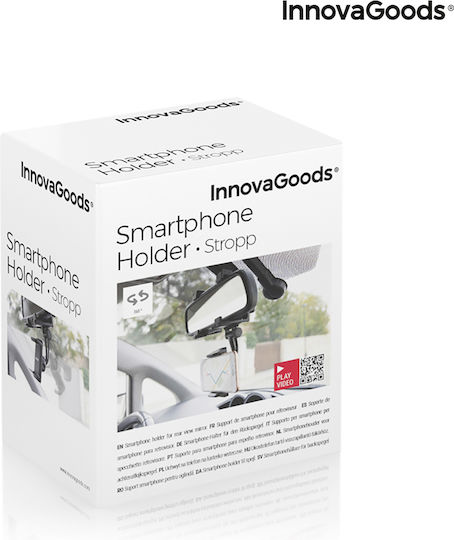 InnovaGoods Stropp Auto Handyhalterung mit verstellbaren Haken Schwarz