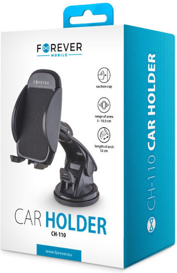 Forever Car Mobile Mount with Adjustable Hooks Black