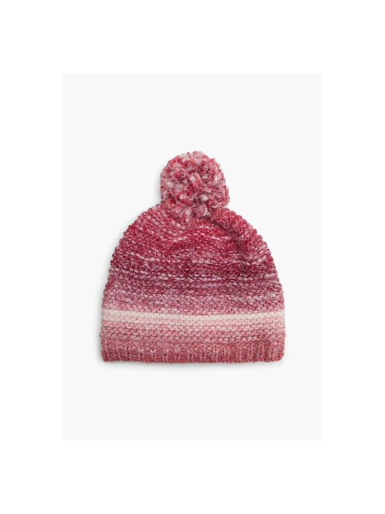 Kids Beanie Knitted Pink