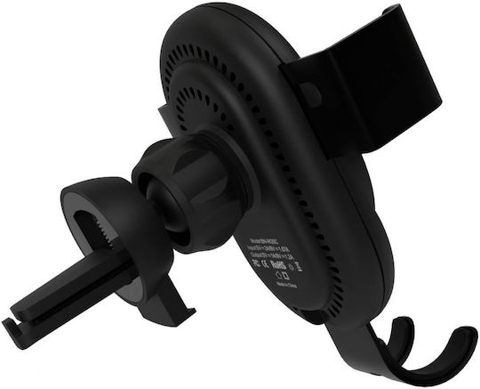 Evelatus WCH02 Suport Auto Pentru Telefon Mobil Cu Cârlige Reglabile Negru