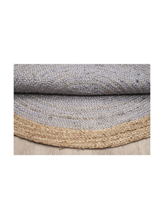 Newplan Delhi Br-2941 Handgefertigt Teppich Rund Sommer aus Jute Round