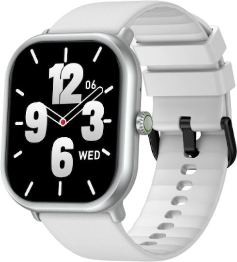 Zeblaze GTS 3 Pro Smartwatch with Heart Rate Monitor (White)