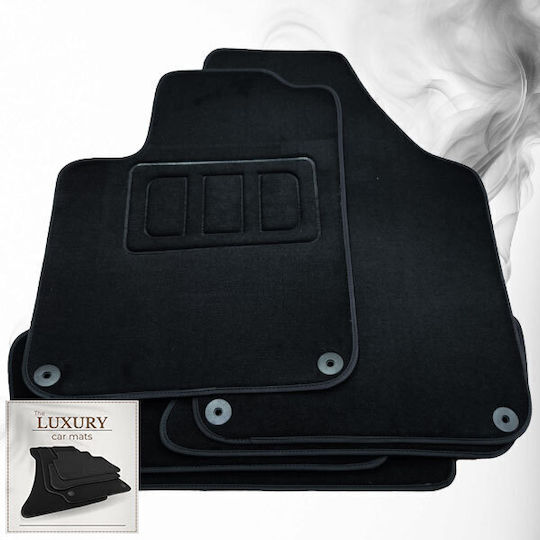 Peugeot Rcz Carpet Black Luxury Line Black Thread Greek Made Set of 4 Pieces