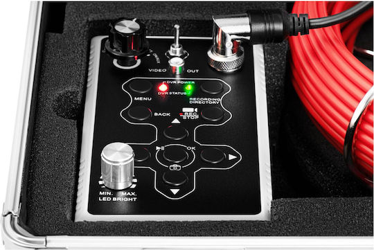Endoskop-Inspektionskamera im Koffer 12 LED TFT 7'' SD 20 m