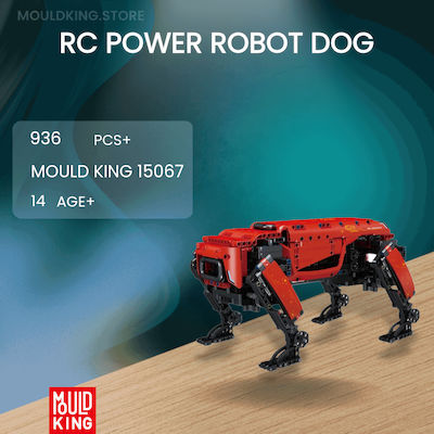 Mould King Building Blocks Rc Power Robot Dog for 14+ Years 936pcs