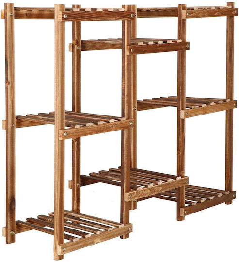 Blumentopf-Regal Holz Braun 85cmx25cmx70cmcm.