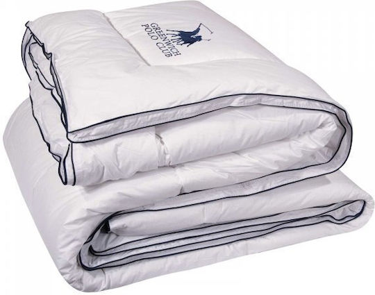 Greenwich Polo Club Duvet Single with Microfiber Filling 160x220cm 2346 White 350 GSMGsm 11 togs Togs