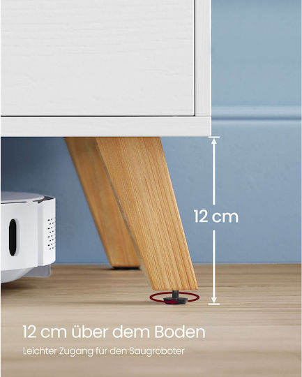 White TV Stand L140xD40xH50cm