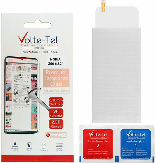 Volte-Tel 2.5D 0.30mm Full Glue Tempered Glass (Nokia G50)