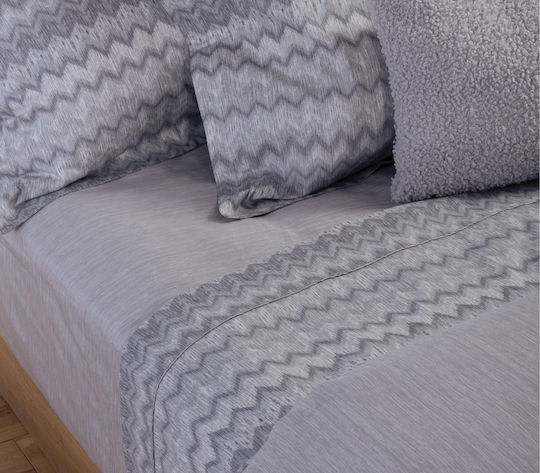 Nef-Nef Homeware Bettdecke Großes Doppelbett 230x240cm Energy Grey 350 GSMGsm