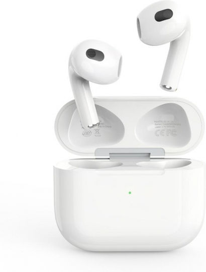 XO T4 In-ear Bluetooth Handsfree Earphones with Charging Case White