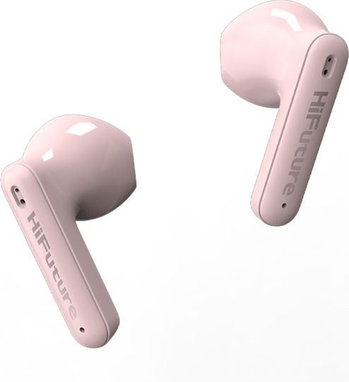 HiFuture Colorbuds 2 Bluetooth-Freisprecheinrichtung Kopfhörer mit Schweißresistenz und Ladeetui Rosa