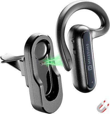 Swissten In-ear Bluetooth Handsfree Earphones with Charging Case Blacα