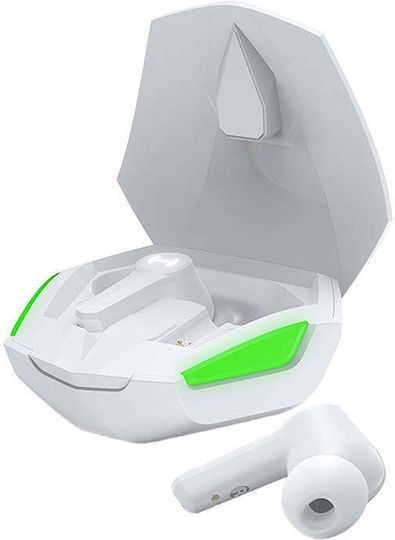 Edifier GT4 In-Ear Bluetooth-Freisprecheinrichtung Kopfhörer mit Schweißresistenz und Ladeetui Weiß