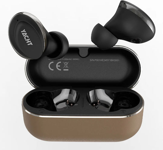 HiFuture YACHT In-ear Bluetooth Handsfree Căști cu Rezistență la Transpirație și Carcasă de Încărcare Black Gold