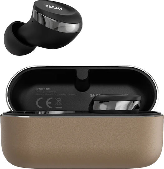 HiFuture YACHT In-ear Bluetooth Handsfree Căști cu Rezistență la Transpirație și Carcasă de Încărcare Black Gold