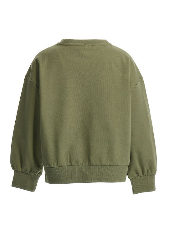 Παιδική Μπλούζα Μακρυμάνικη Oil Green