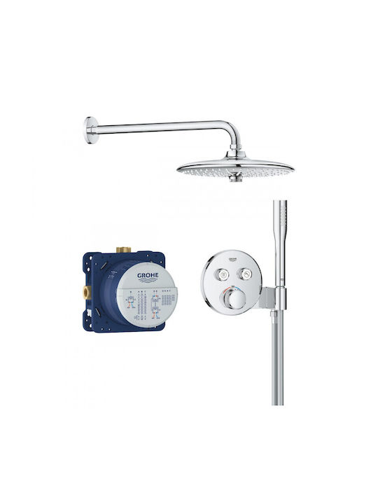 Grohe Grt Smartcontrol Shower System Built-in Thermostatic Mixer Internal Body Shower Head Hand Shower Accessories