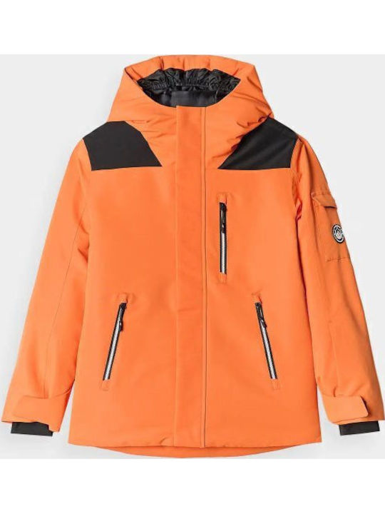 Kids' Casual Jacket with Hood Orange