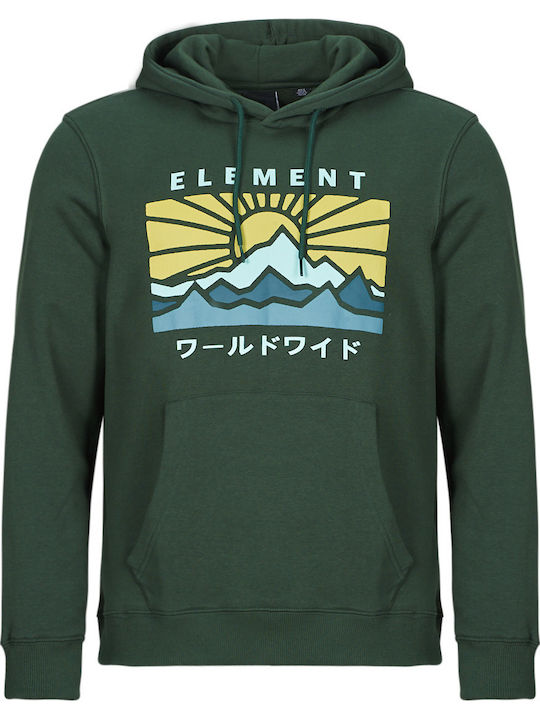 Sweatshirt mit Kapuze Grün