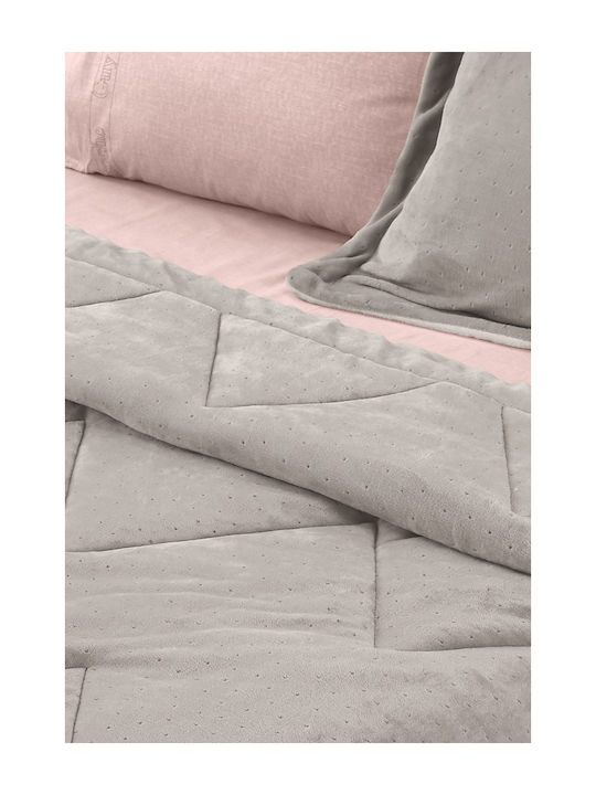 Guy Laroche Duvet Cover Single 160x240cm Drops Vison 660Gsm